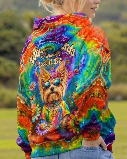 WHISPER WORDS OF WISDOM LET IT BE YORKIE DOG ALL OVER PRINT - TLHN2705264