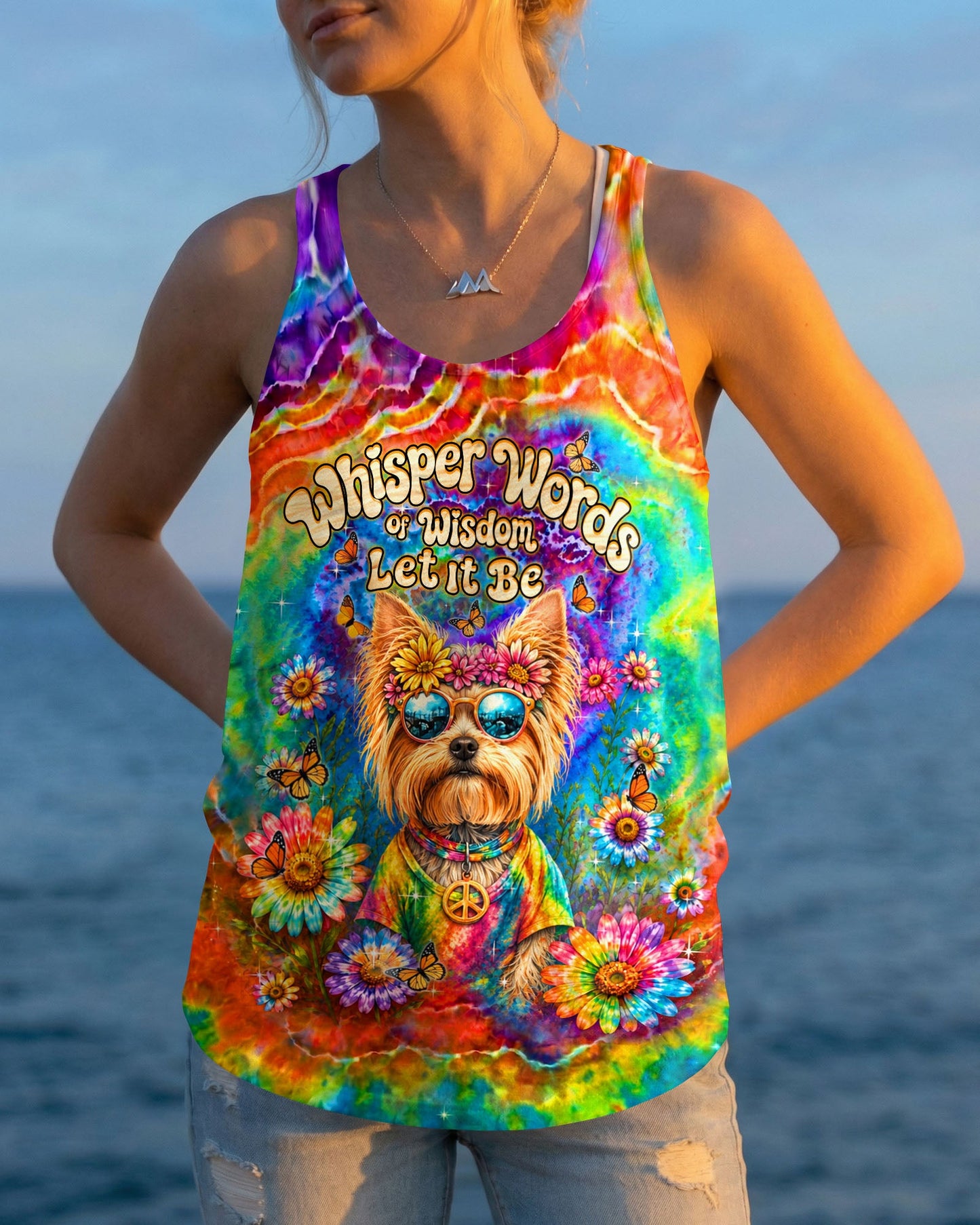 WHISPER WORDS OF WISDOM LET IT BE YORKIE DOG ALL OVER PRINT - TLHN2705264