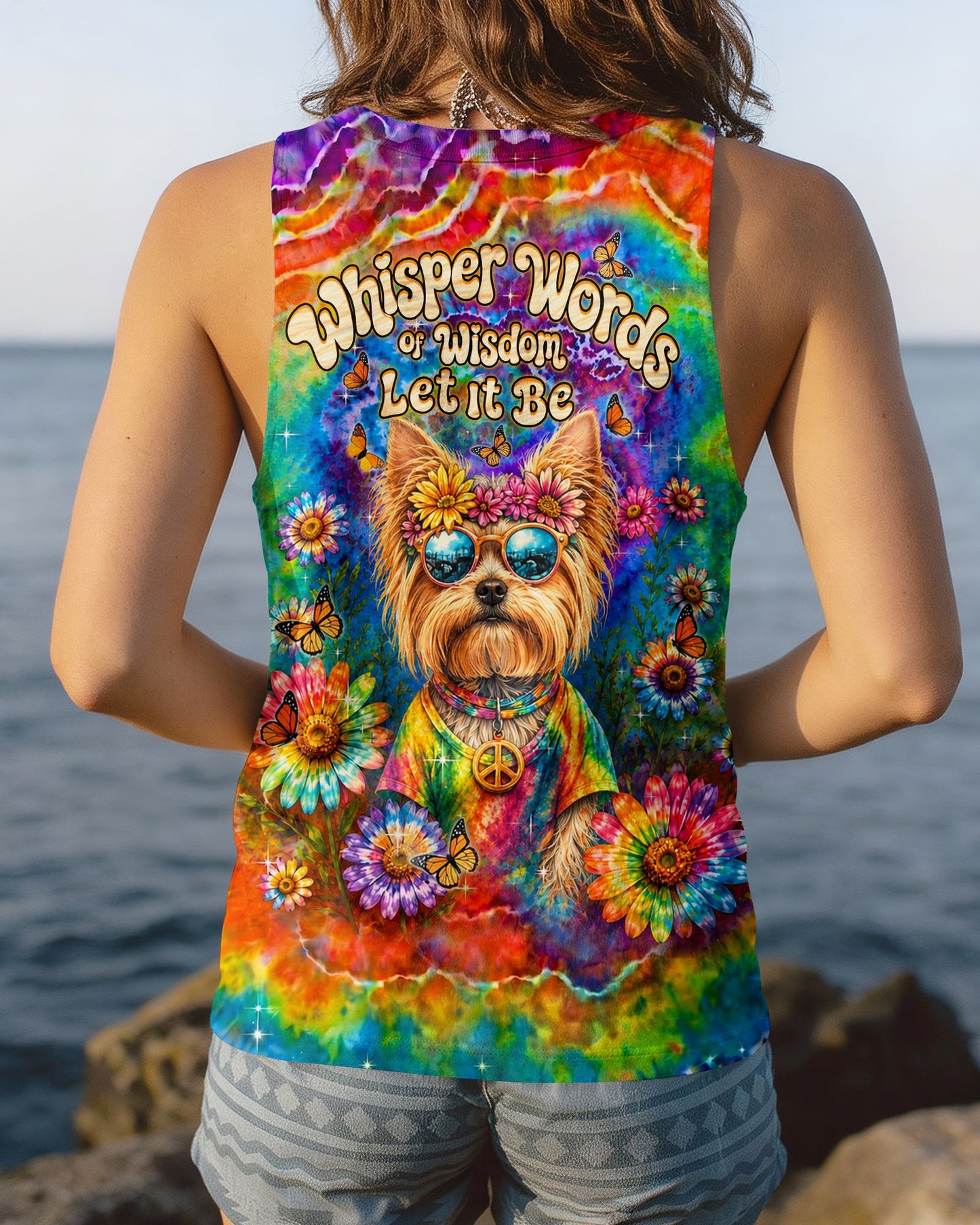 WHISPER WORDS OF WISDOM LET IT BE YORKIE DOG ALL OVER PRINT - TLHN2705264