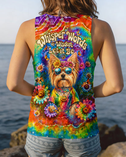 WHISPER WORDS OF WISDOM LET IT BE YORKIE DOG ALL OVER PRINT - TLHN2705264