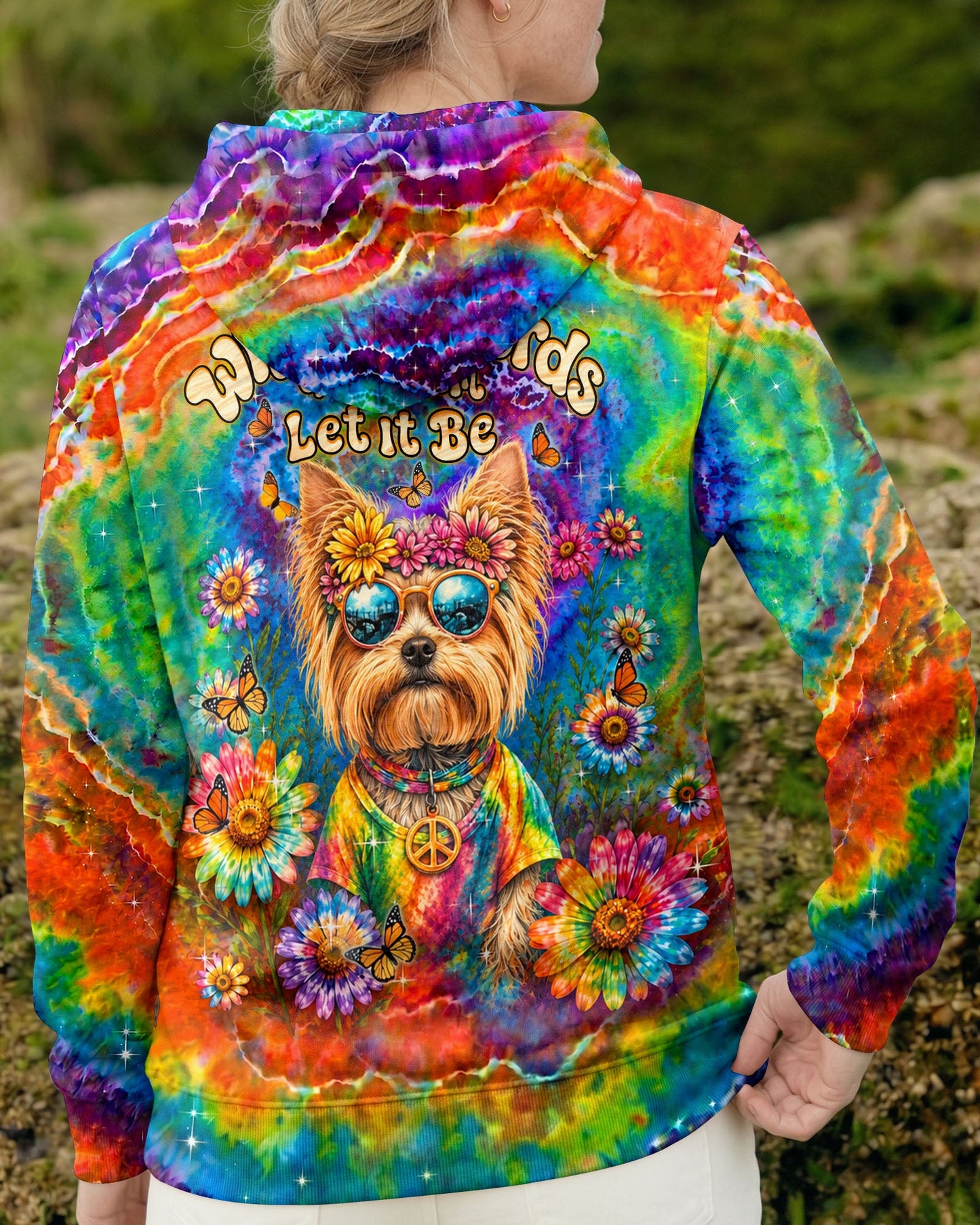 WHISPER WORDS OF WISDOM LET IT BE YORKIE DOG ALL OVER PRINT - TLHN2705264