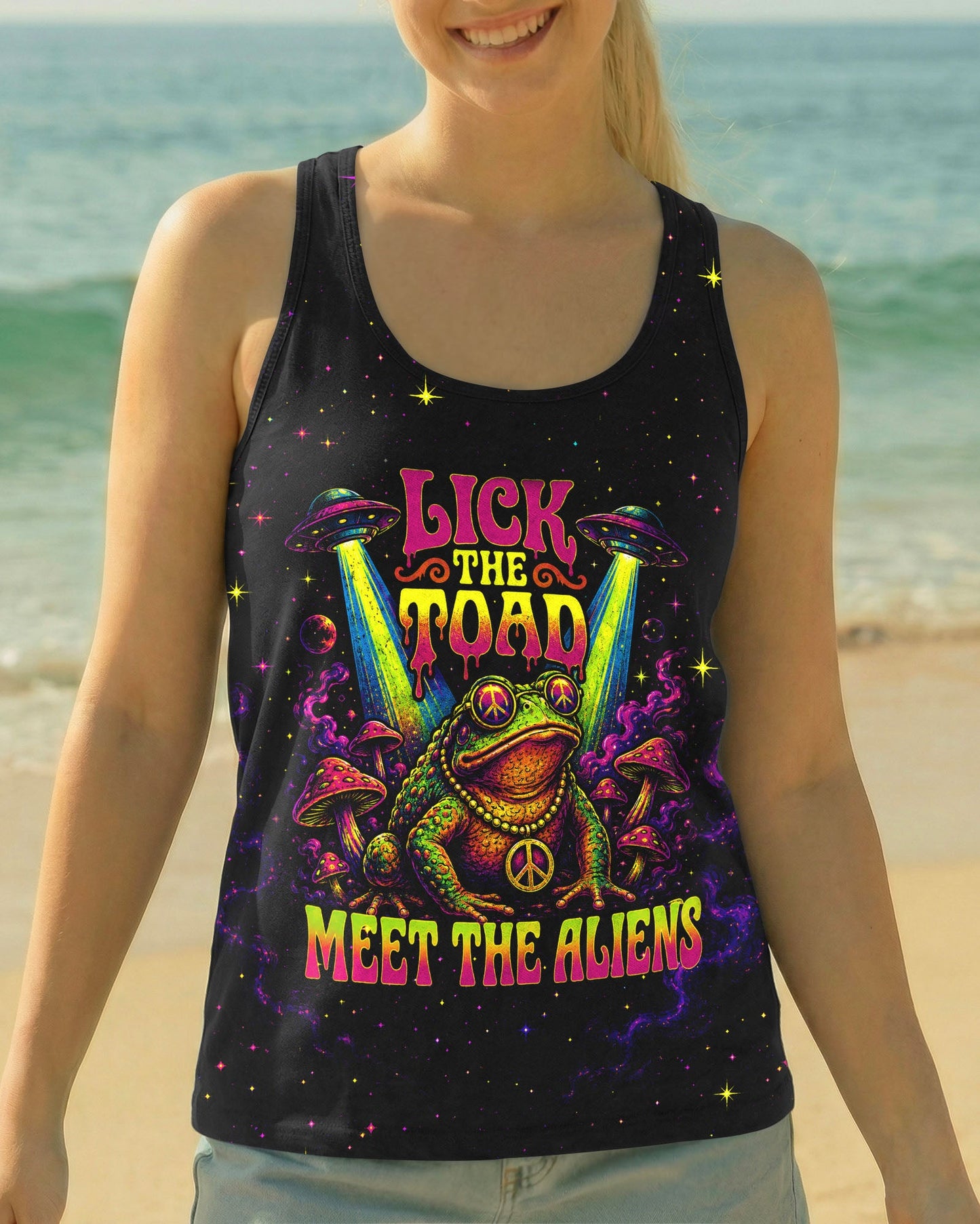 LICK THE TOAD MEET THE ALIENS ALL OVER PRINT   - TLHN3006261