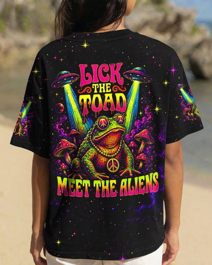 LICK THE TOAD MEET THE ALIENS ALL OVER PRINT   - TLHN3006261
