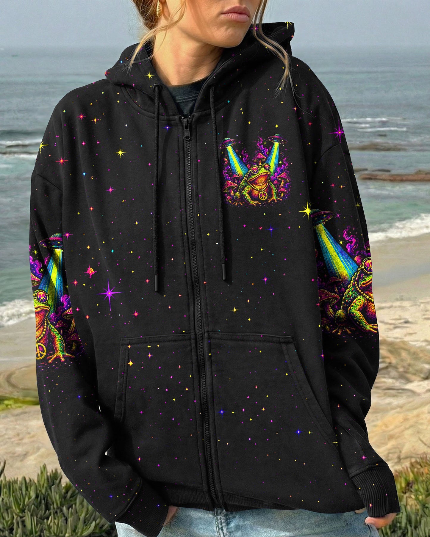 LICK THE TOAD MEET THE ALIENS ALL OVER PRINT   - TLHN3006261