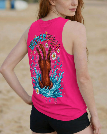 SKINNY DIP WIENER FLIP DACHSHUND DOG  ALL OVER PRINT - TLNO0306262