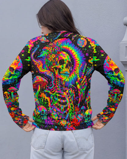 HIPPIE SKULL PSYCHEDELIC  ALL OVER PRINT  - TLNO0604261