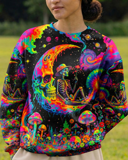 HIPPIE SKULL PSYCHEDELIC  ALL OVER PRINT  - TLNO0604261