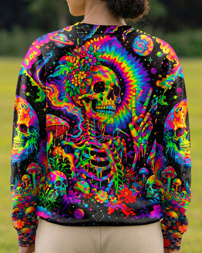 HIPPIE SKULL PSYCHEDELIC  ALL OVER PRINT  - TLNO0604261