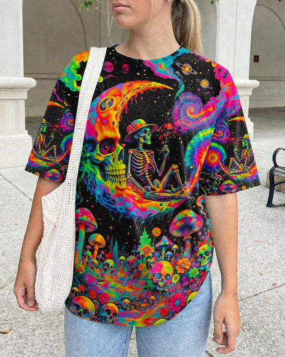 HIPPIE SKULL PSYCHEDELIC  ALL OVER PRINT  - TLNO0604261