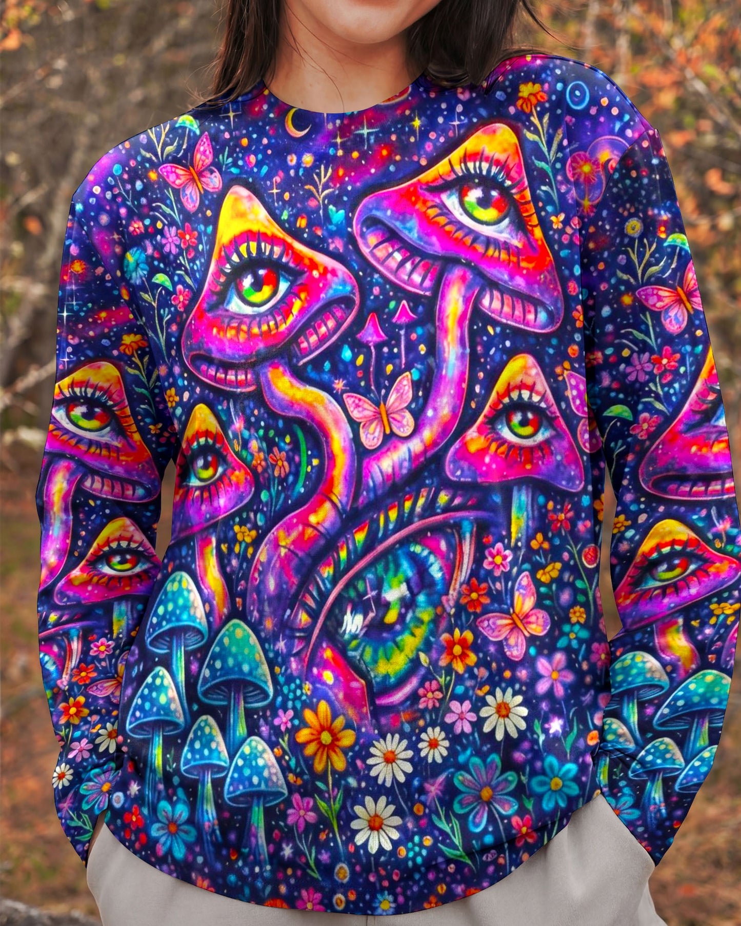 YOU ARE WHAT YOU MANIFEST MUSHROOM ALL OVER PRINT - TLNO06064262