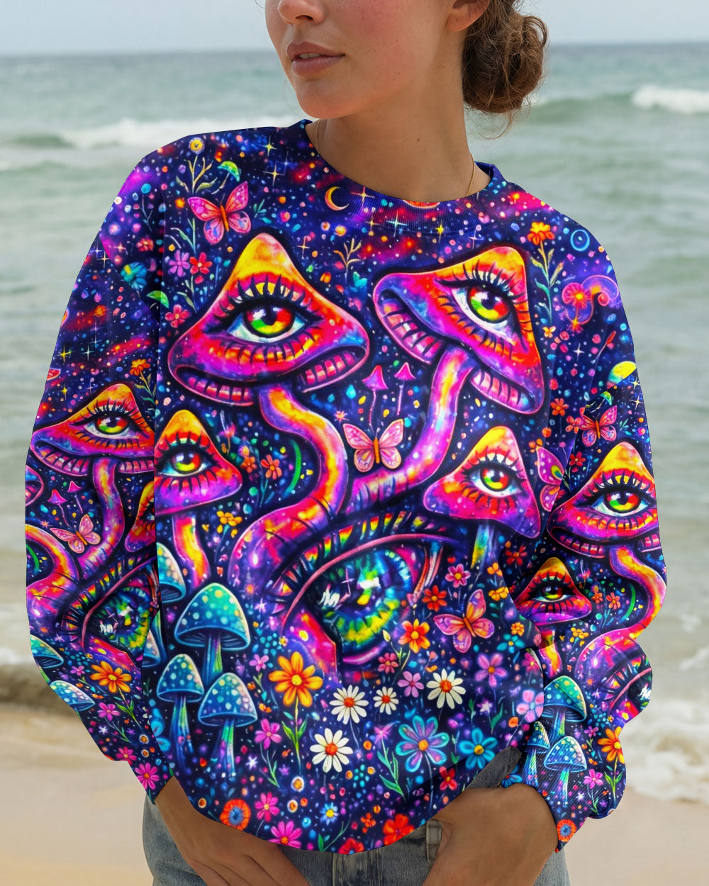 YOU ARE WHAT YOU MANIFEST MUSHROOM ALL OVER PRINT - TLNO06064262