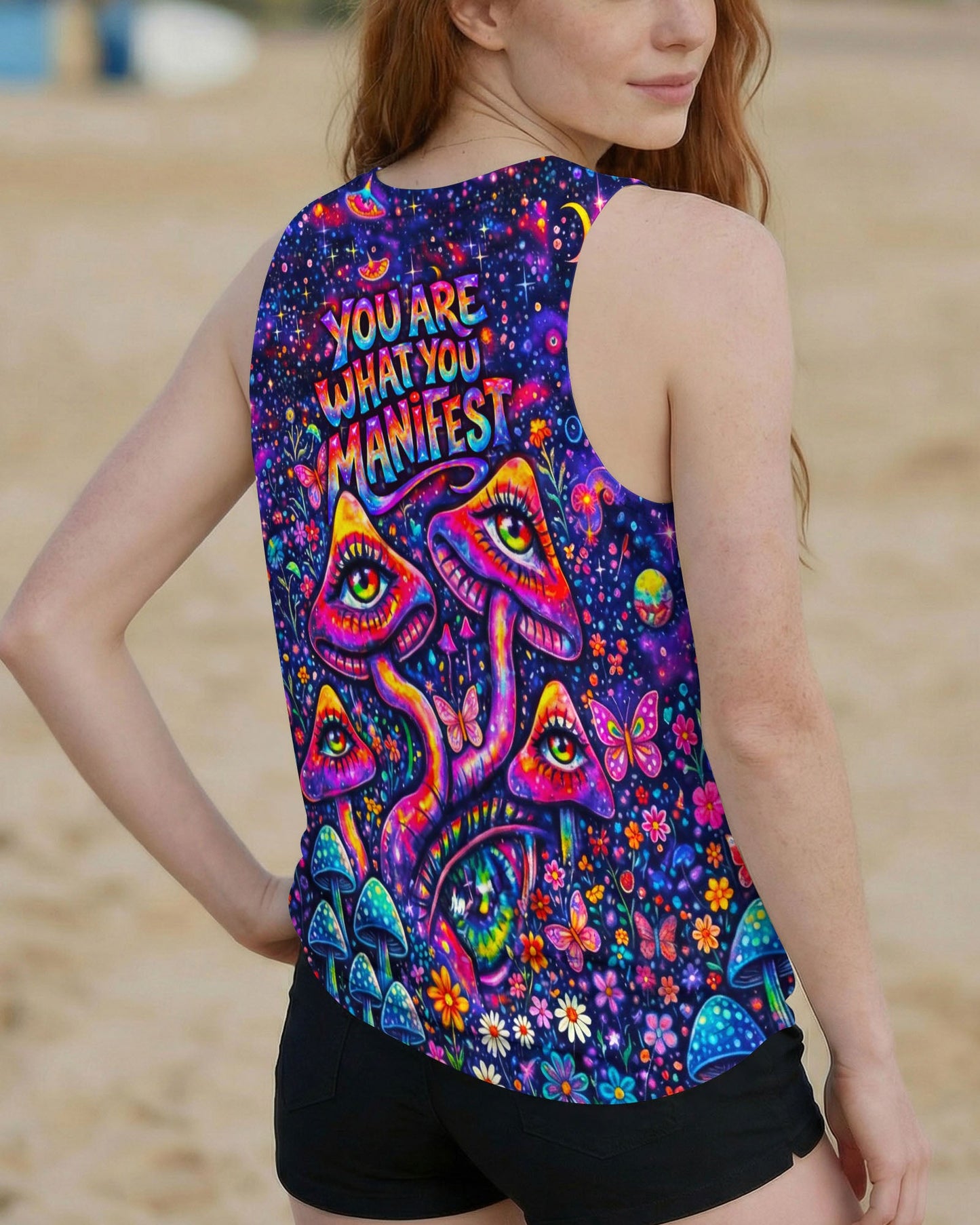 YOU ARE WHAT YOU MANIFEST MUSHROOM ALL OVER PRINT - TLNO06064262