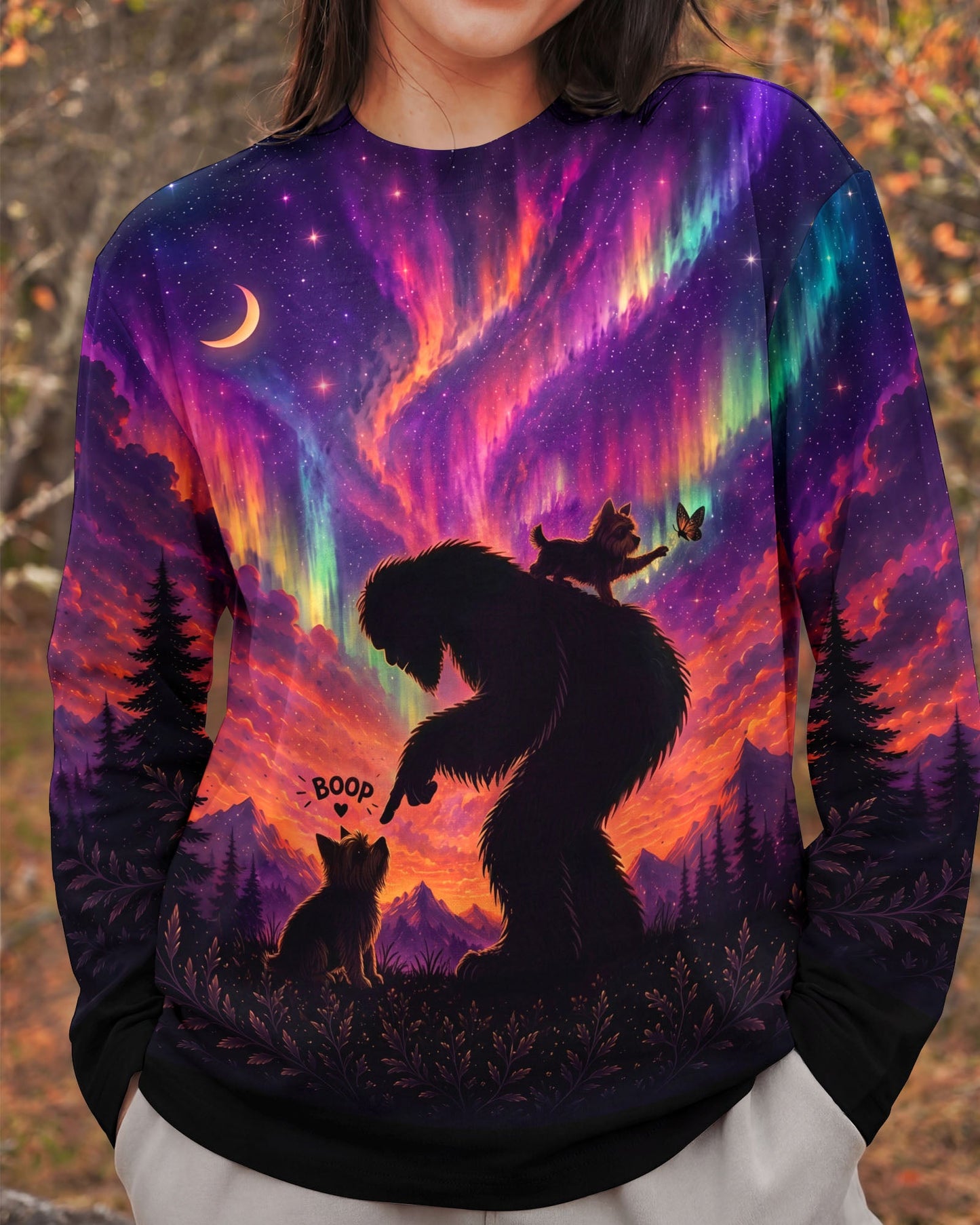 BOOP BIGFOOT YORKIE DOG AURORA ALL OVER PRINT - TLNO0807261