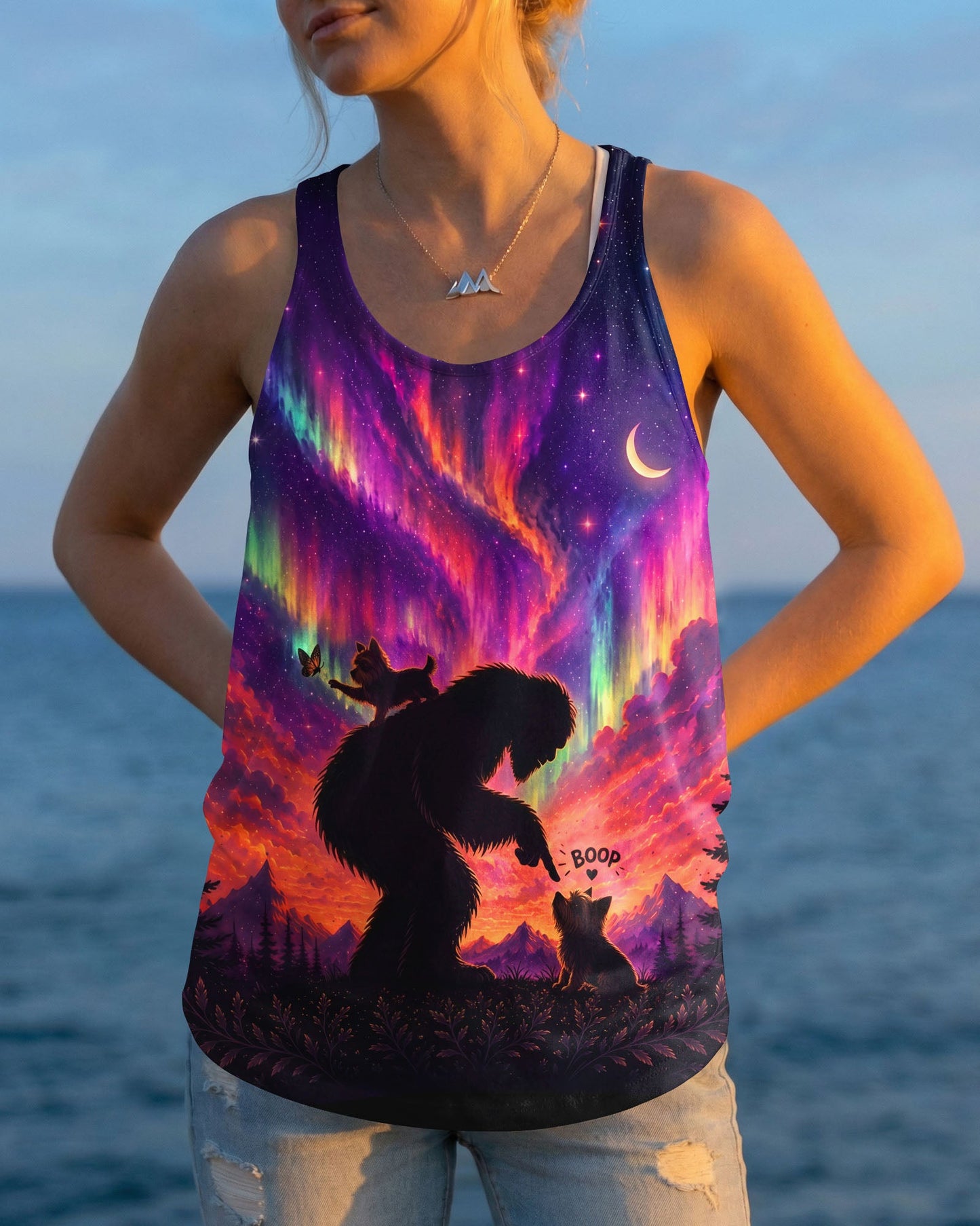 BOOP BIGFOOT YORKIE DOG AURORA ALL OVER PRINT - TLNO0807261