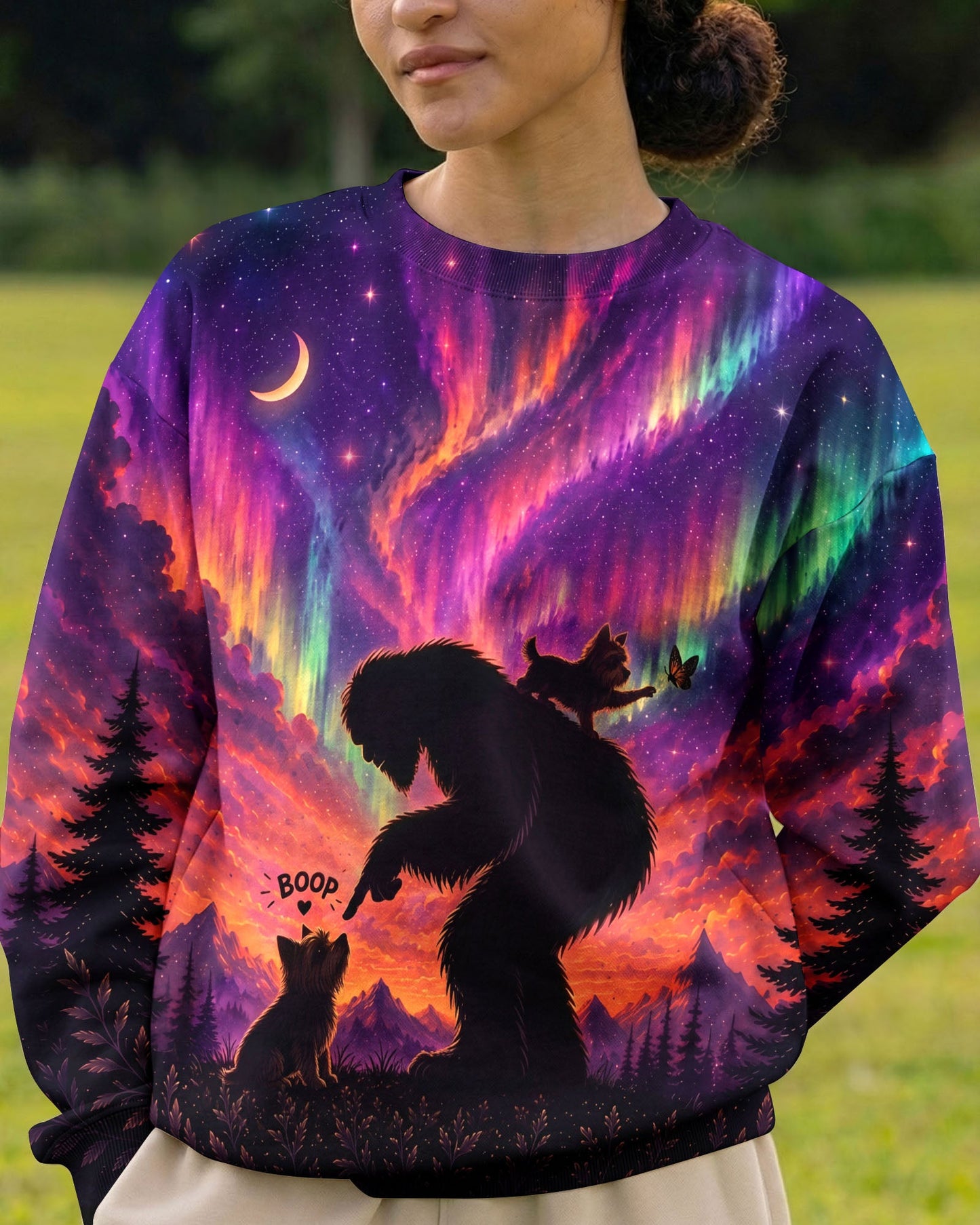 BOOP BIGFOOT YORKIE DOG AURORA ALL OVER PRINT - TLNO0807261