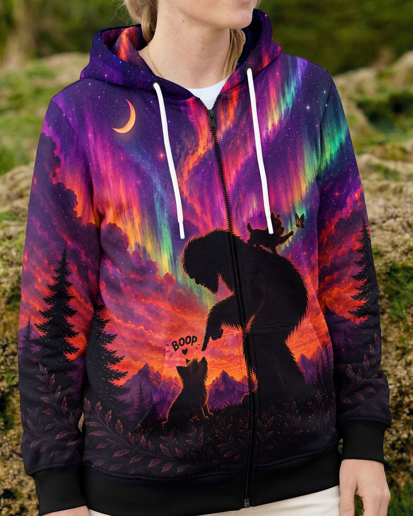 BOOP BIGFOOT YORKIE DOG AURORA ALL OVER PRINT - TLNO0807261