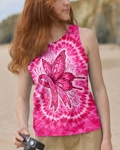 RIBBON BREAST CANCER AWARENESS PINK SWIRL ALL OVER PRINT  - TLNO0904262