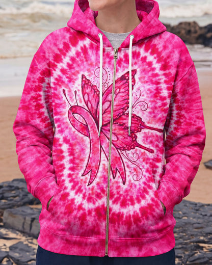 RIBBON BREAST CANCER AWARENESS PINK SWIRL ALL OVER PRINT  - TLNO0904262