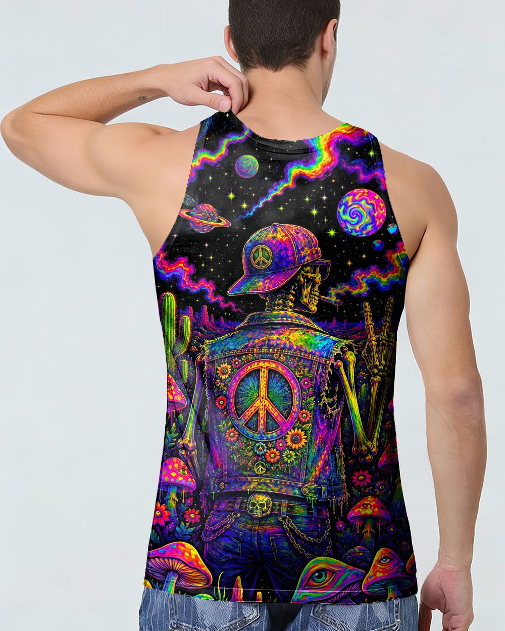 SKELETON COSMIC DESERT ALL OVER PRINT   - TLNO1305261