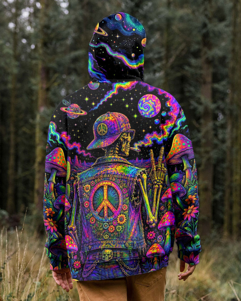 SKELETON COSMIC DESERT ALL OVER PRINT   - TLNO1305261