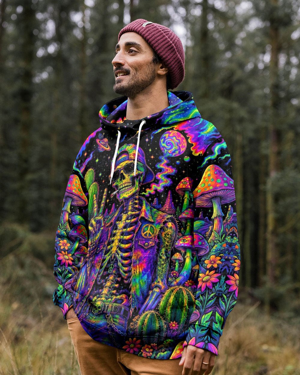 SKELETON COSMIC DESERT ALL OVER PRINT   - TLNO1305261