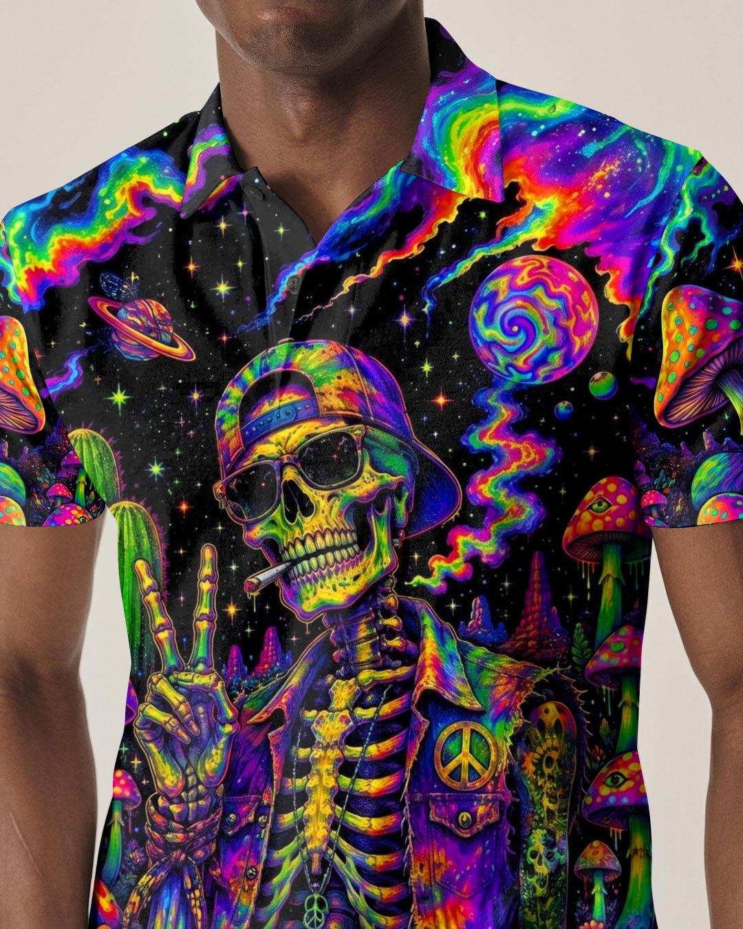 SKELETON COSMIC DESERT ALL OVER PRINT   - TLNO1305261
