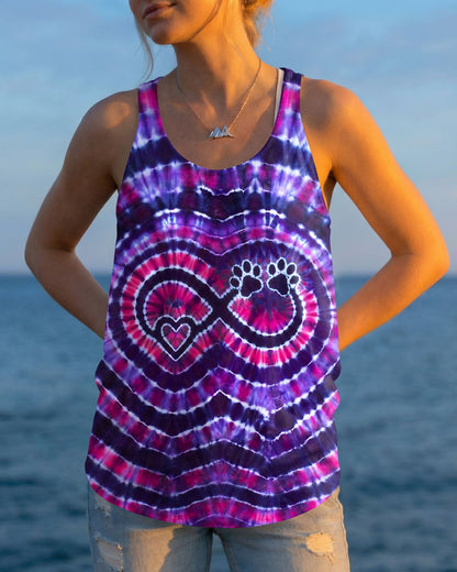 INFINITY HEART PAW PRINT SWIRL ALL OVER PRINT  - TLNO1506262