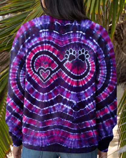 INFINITY HEART PAW PRINT SWIRL ALL OVER PRINT  - TLNO1506262
