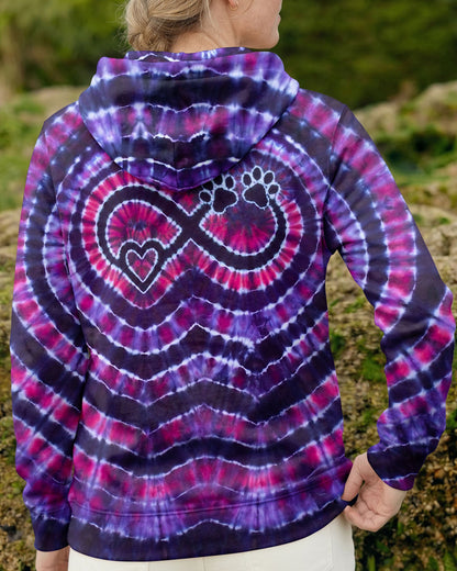 INFINITY HEART PAW PRINT SWIRL ALL OVER PRINT  - TLNO1506262