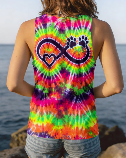 INFINITY HEART PAW PRINT SWIRL ALL OVER PRINT  - TLNO1606263