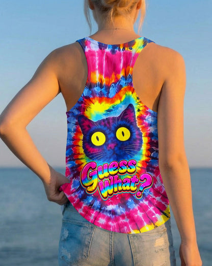 GUESS WHAT FUNNY CAT ALL OVER PRINT - TLNO1805261