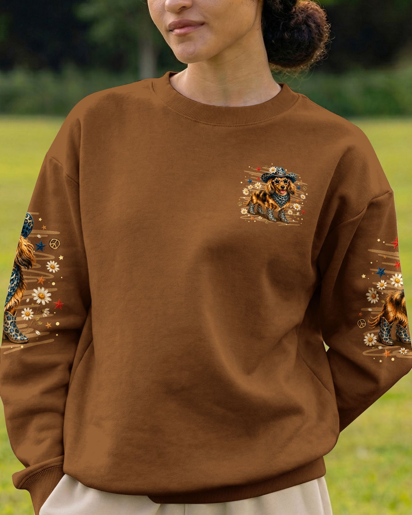 LET'S GO GIRLS DACHSHUND DOG ALL OVER PRINT - TLNO1906261