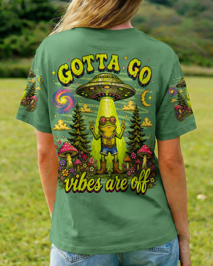 GOTTA GO VIBES ARE OFF FROG ALL OVER PRINT - TLNO1906262