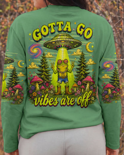 GOTTA GO VIBES ARE OFF FROG ALL OVER PRINT - TLNO1906262