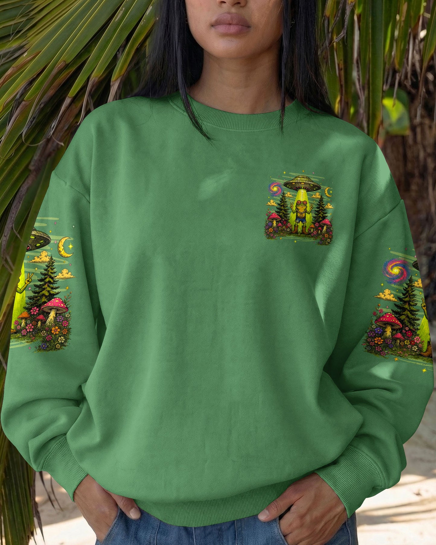 GOTTA GO VIBES ARE OFF FROG ALL OVER PRINT - TLNO1906262