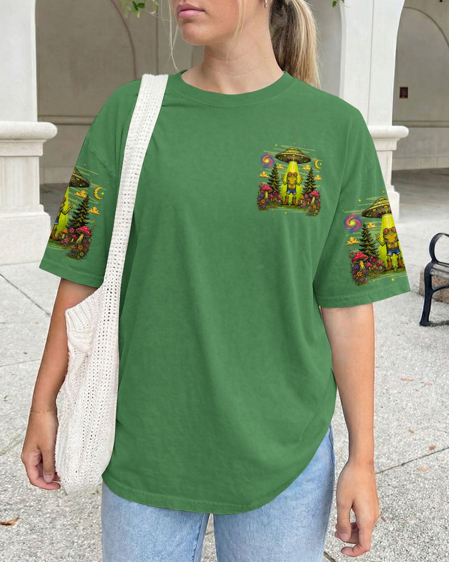 GOTTA GO VIBES ARE OFF FROG ALL OVER PRINT - TLNO1906262