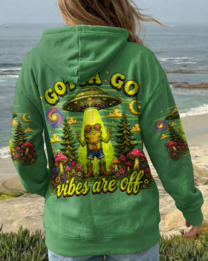 GOTTA GO VIBES ARE OFF FROG ALL OVER PRINT - TLNO1906262