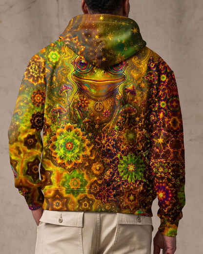 TRIPPY PSYCHEDELIC FROG ALL OVER PRINT - TLNO2406261