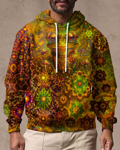 TRIPPY PSYCHEDELIC FROG ALL OVER PRINT - TLNO2406261