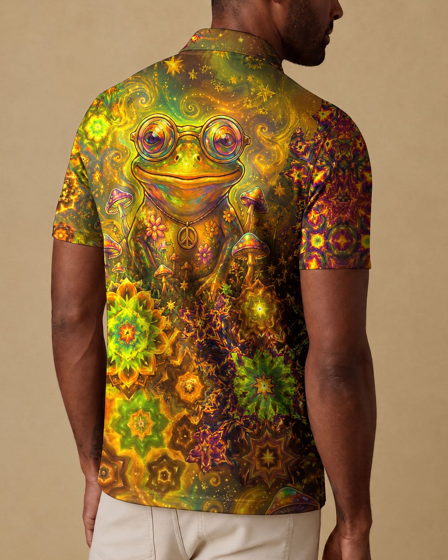 TRIPPY PSYCHEDELIC FROG ALL OVER PRINT - TLNO2406261