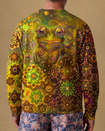 TRIPPY PSYCHEDELIC FROG ALL OVER PRINT - TLNO2406261