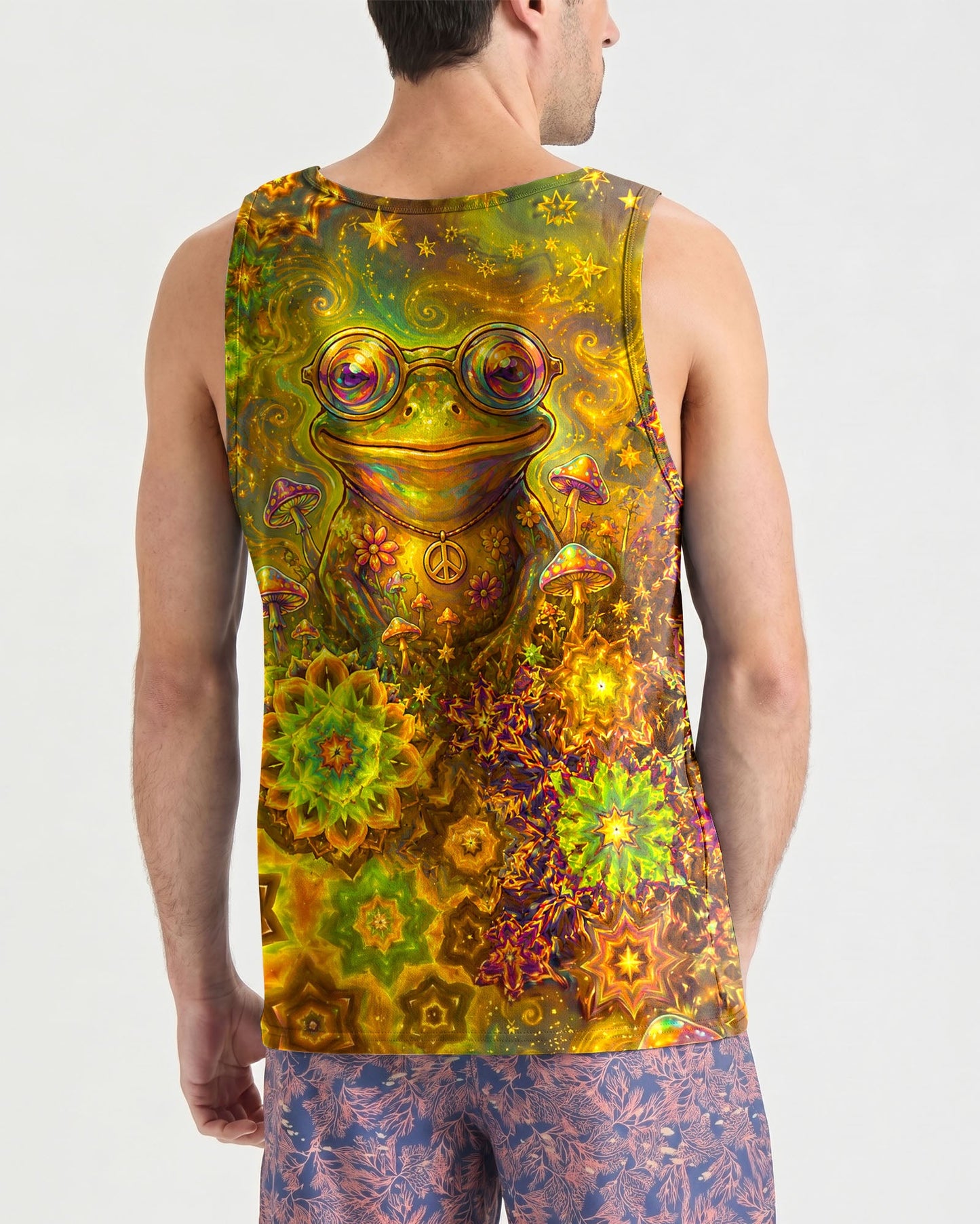 TRIPPY PSYCHEDELIC FROG ALL OVER PRINT - TLNO2406261