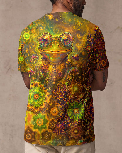 TRIPPY PSYCHEDELIC FROG ALL OVER PRINT - TLNO2406261