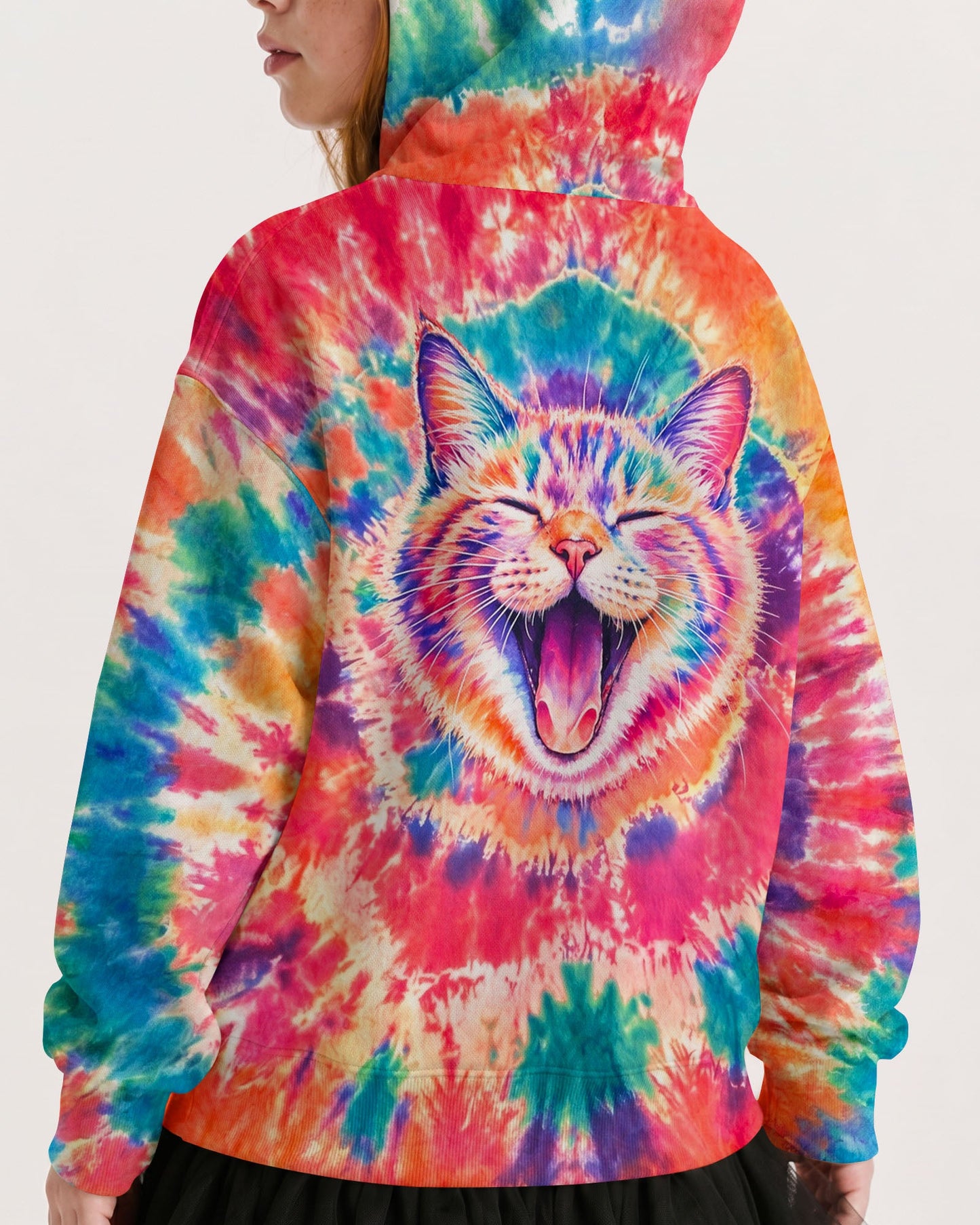 JOYFUL CAT WATERCOLOR PATTERN KIDS ALL OVER PRINT  - TLNO2505262