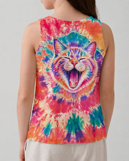 JOYFUL CAT WATERCOLOR PATTERN KIDS ALL OVER PRINT  - TLNO2505262