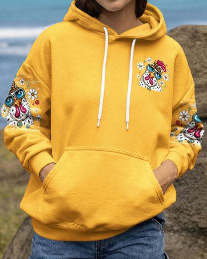 APPARENTLY I HAVE AN ATTITUDE WHO KNEW CHICKEN ALL OVER PRINT - TLNO2606261