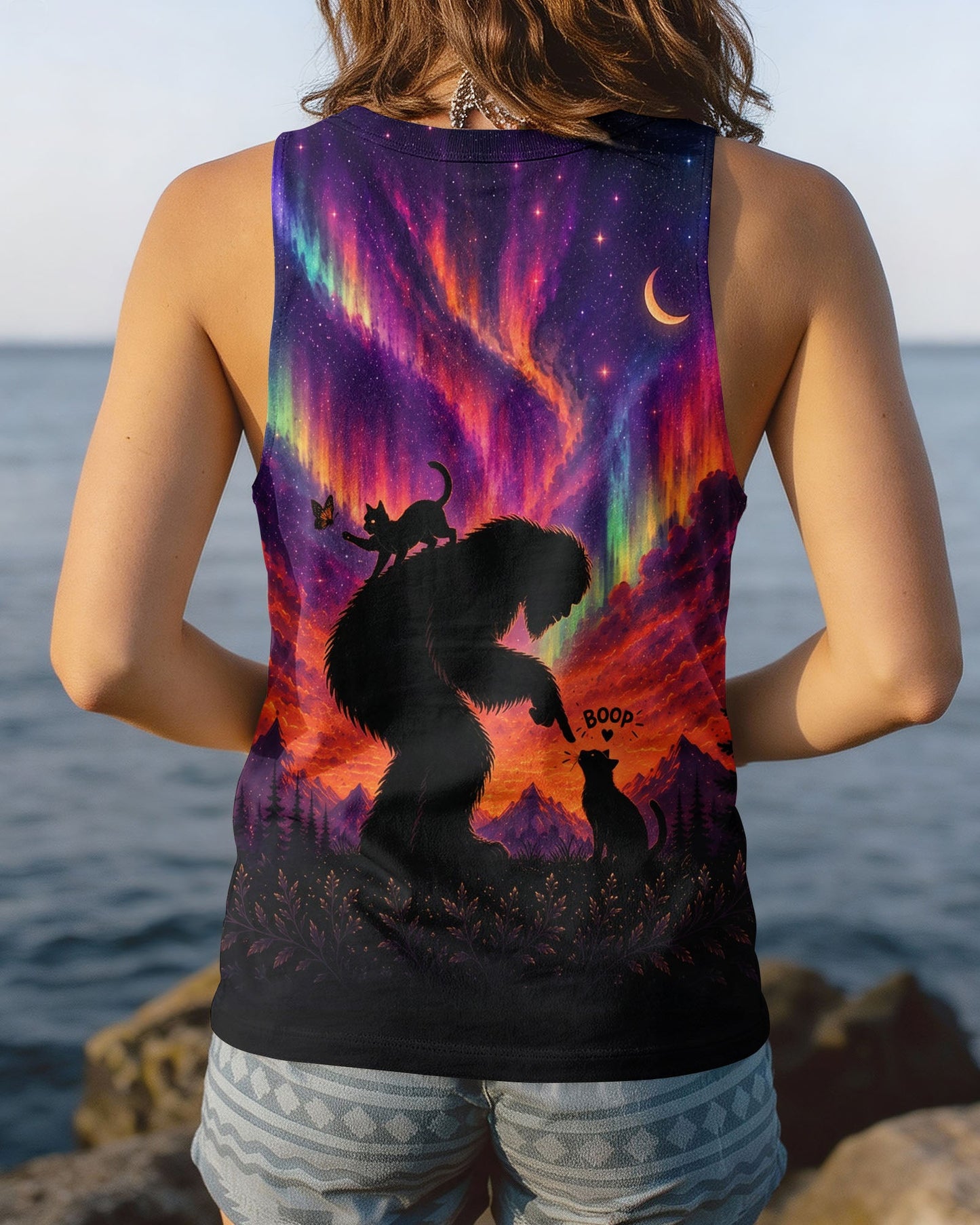 BOOP BIGFOOT CAT AURORA ALL OVER PRINT  - TLNO2805263
