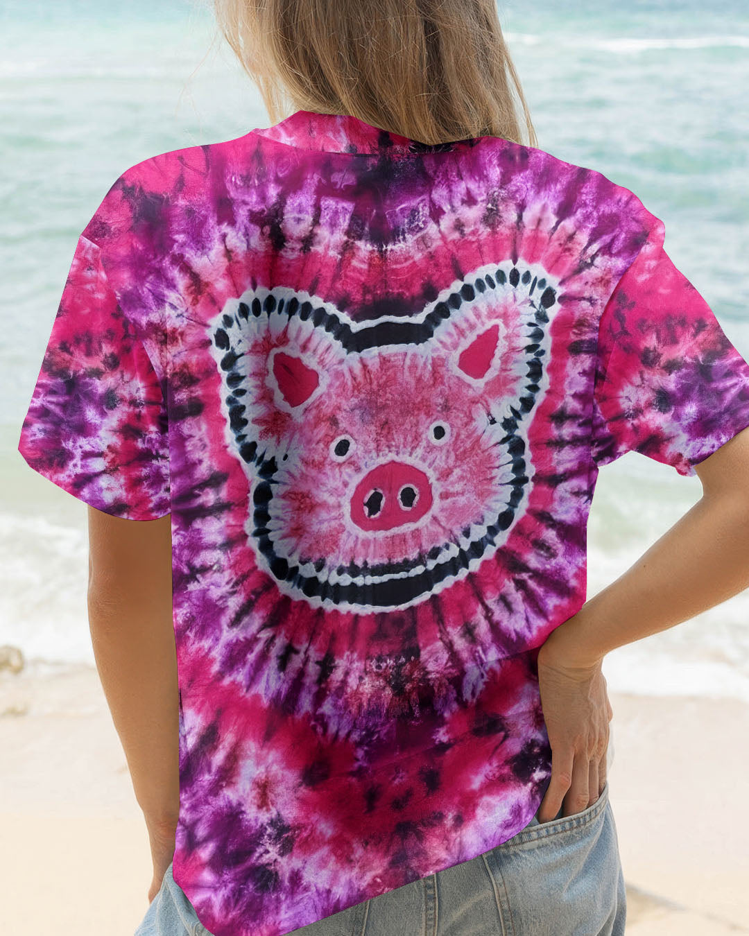 HAPPY PIG PINK ALL OVER PRINT - TLNO2911252