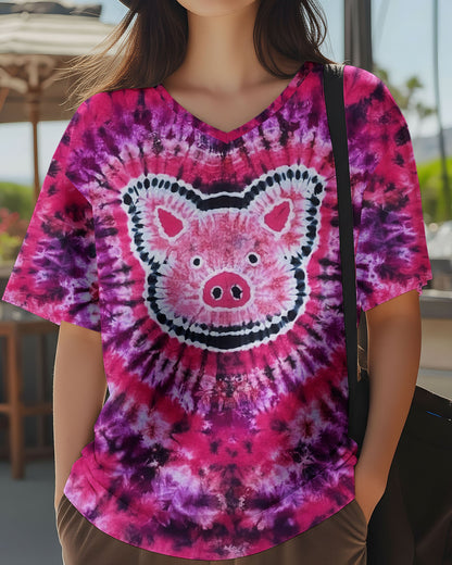HAPPY PIG PINK ALL OVER PRINT - TLNO2911252