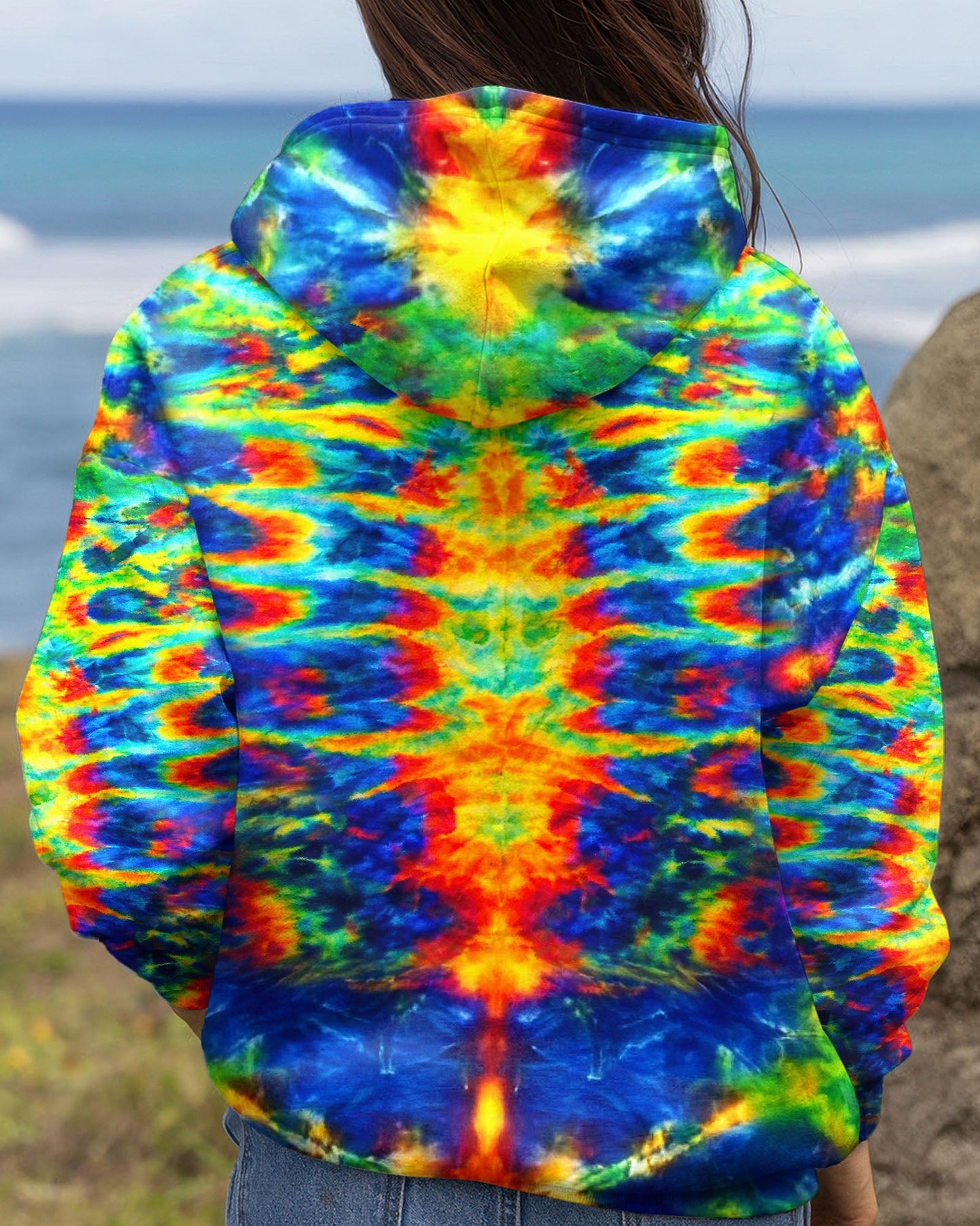 HIPPIE DRAGONFLY COLORFUL SWIRL ALL OVER PRINT  - TLNT0204262